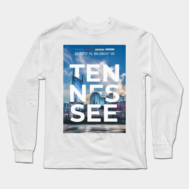 Tennessee Long Sleeve T-Shirt by mardavemardave